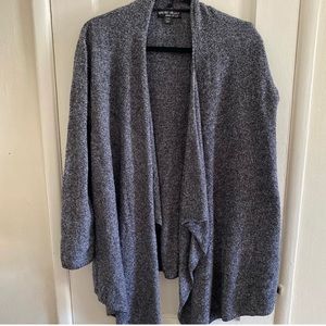 Barefoot Dreams bamboo chic lite gray cardigan